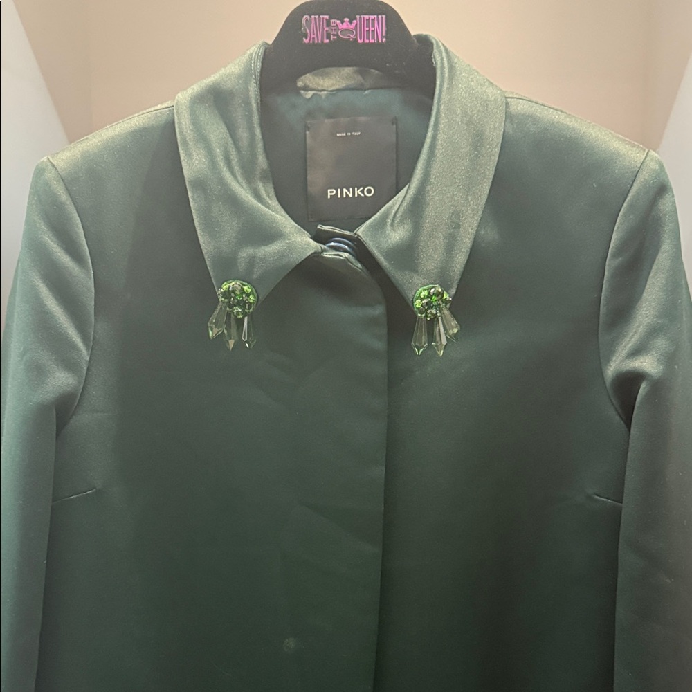 Pinko Women's Dark Green Blazer